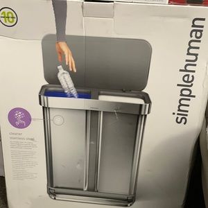 bin with double to recycle